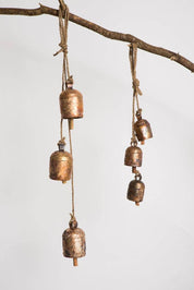 Rustic Wind Chime Cascading Bells