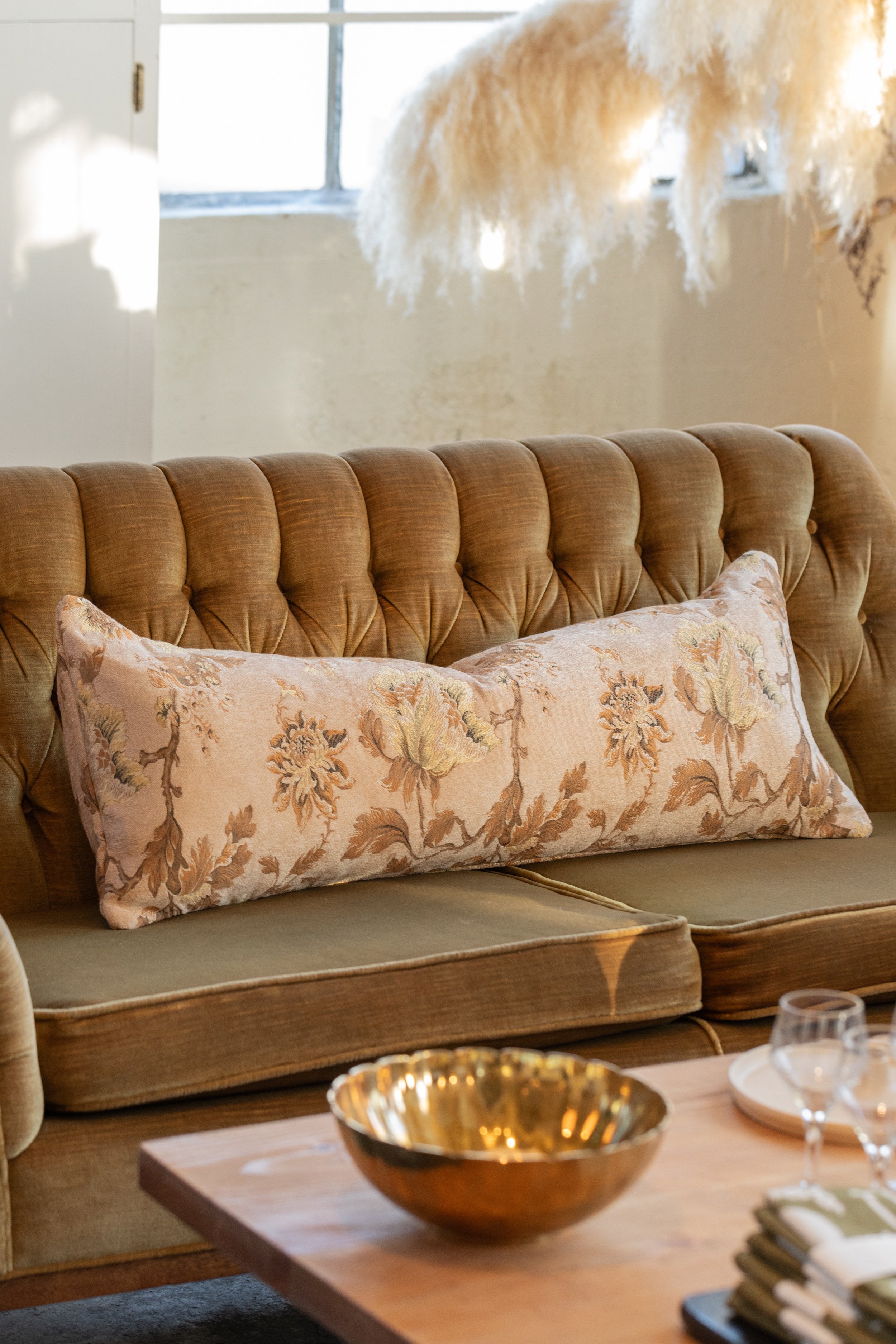 Benice Tapestry Long Lumbar Pillow Cover