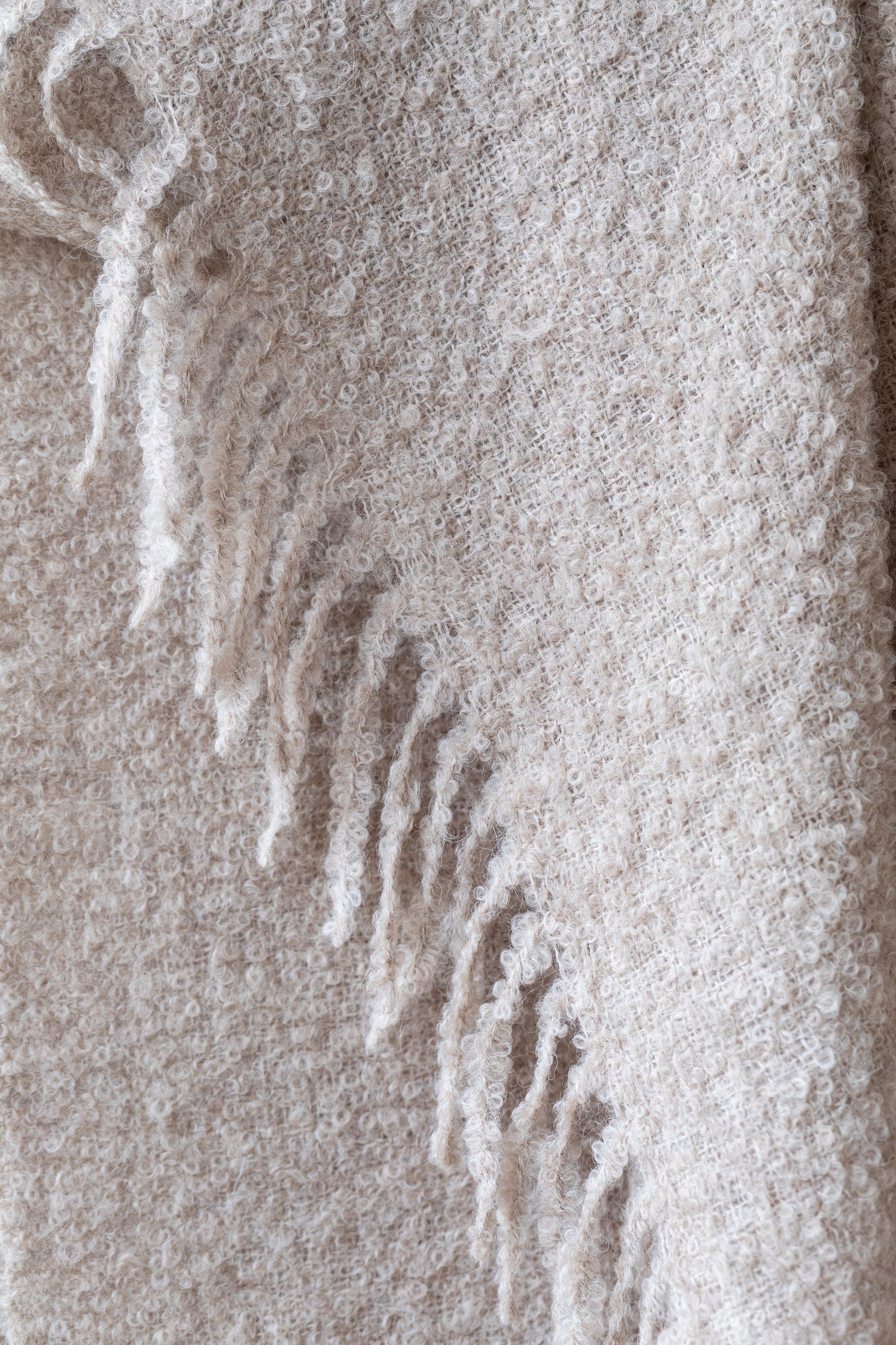 Alpaca Boucle Throw
