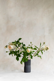 Cym Warkov Burlap Bud Vase - Black