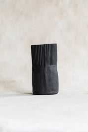 Cym Warkov Burlap Bud Vase - Black