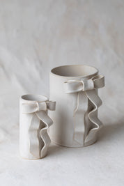 Ribbon Bow Vase