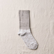 Organic Cotton Pile Crew Socks