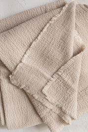 Cantabria Cotton Throw in Natural