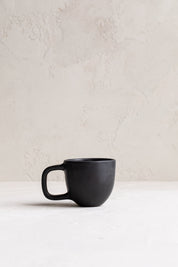 Stoneware Coffee Mug - Black Matte