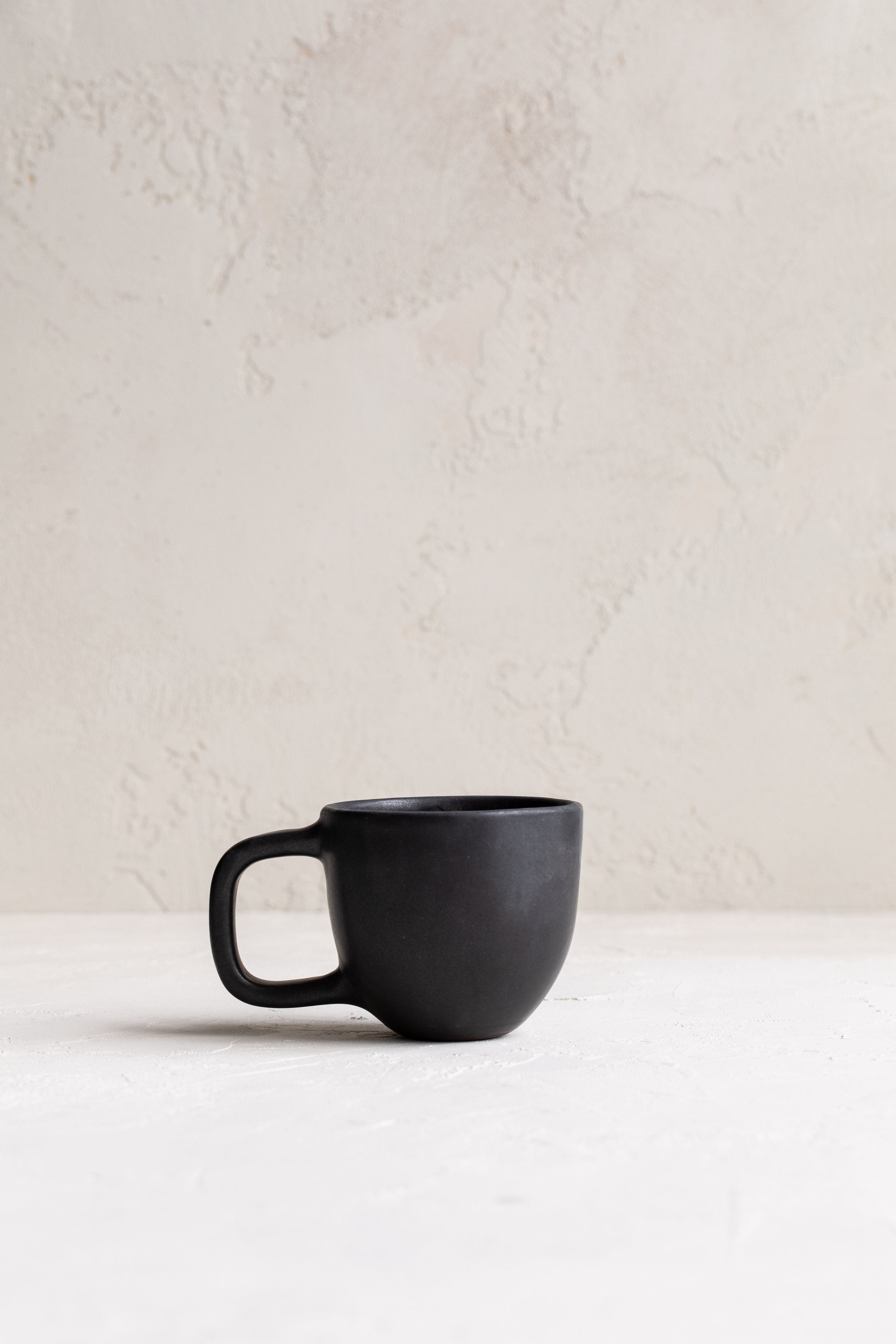 Stoneware Coffee Mug - Black Matte