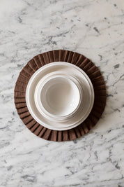 Chocolate Circle Placemats - Set of 2