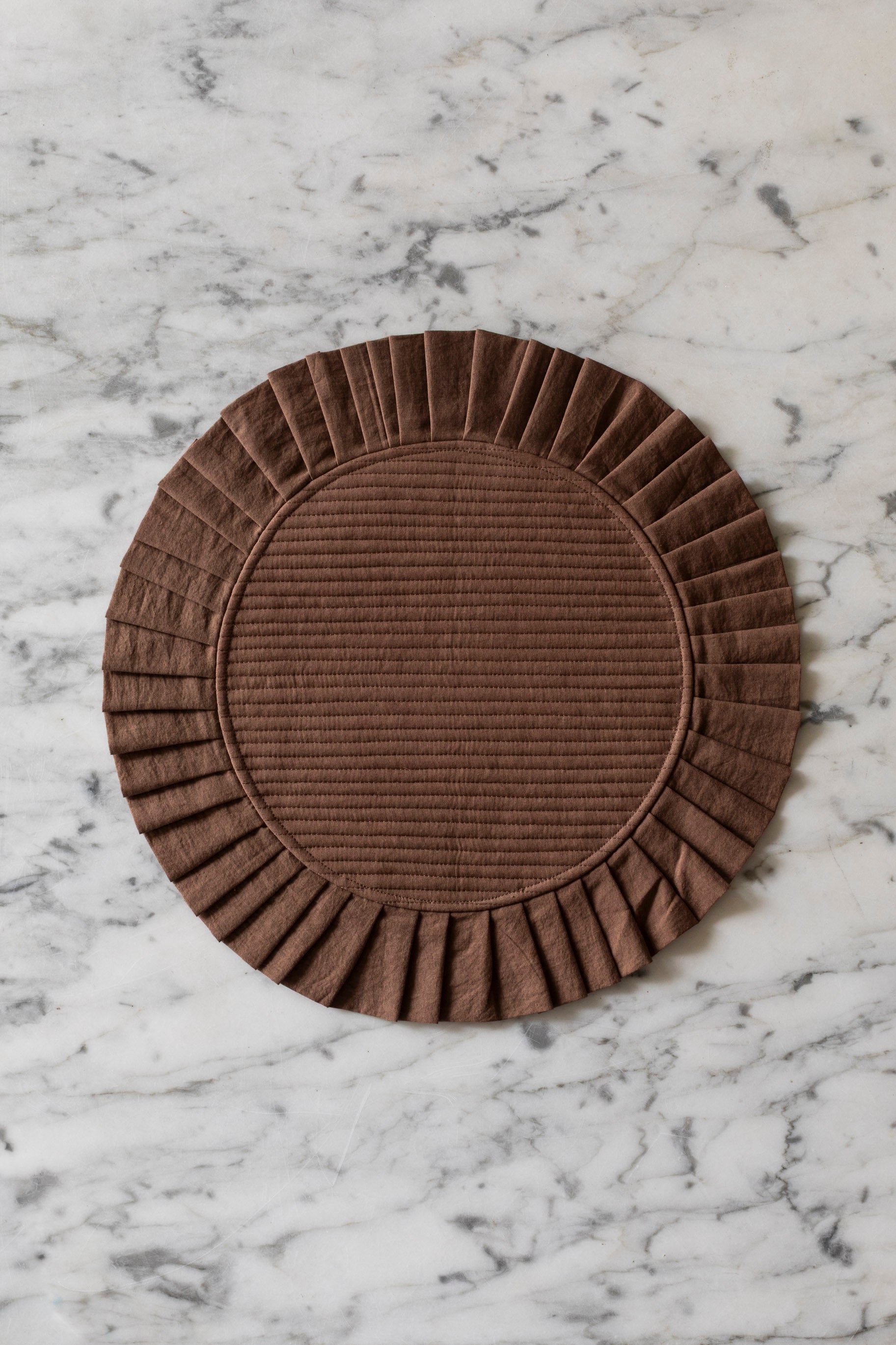 Chocolate Circle Placemats - Set of 2