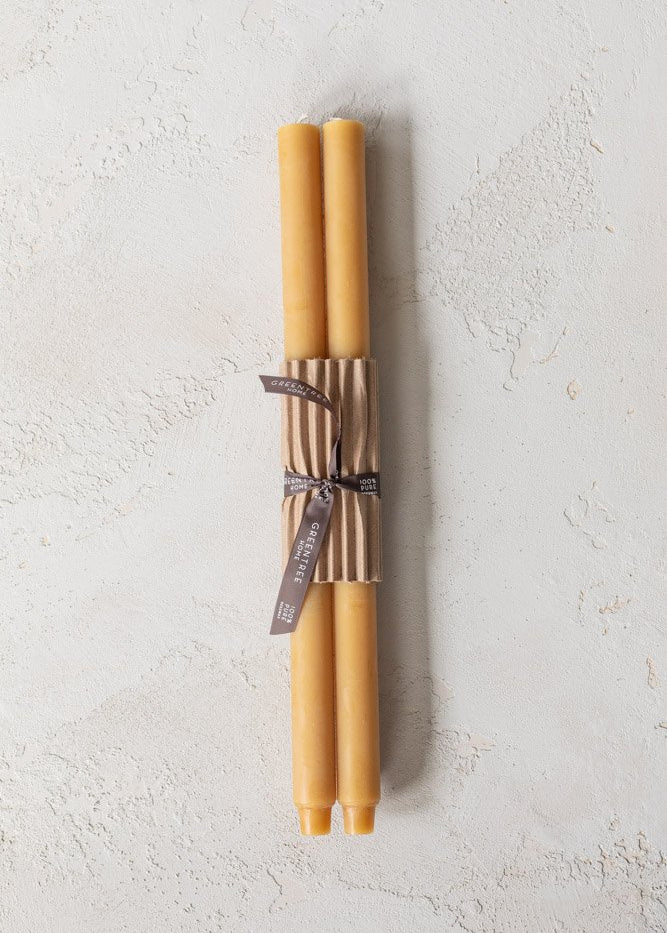 Beeswax Church Tapers 18"