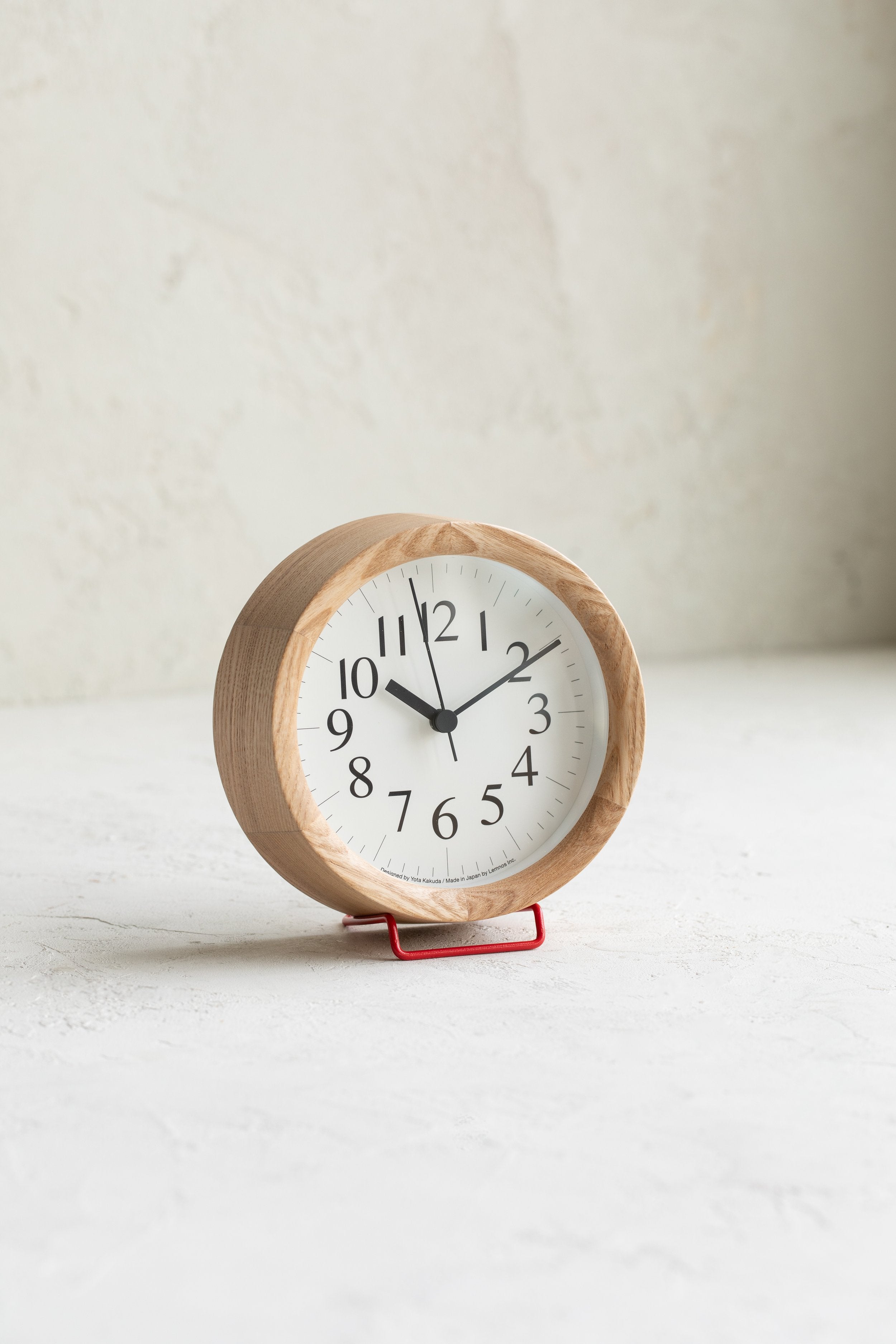 Clock B Small Natural | Wall and Desk Clock | Wood – Hoppe Shoppe