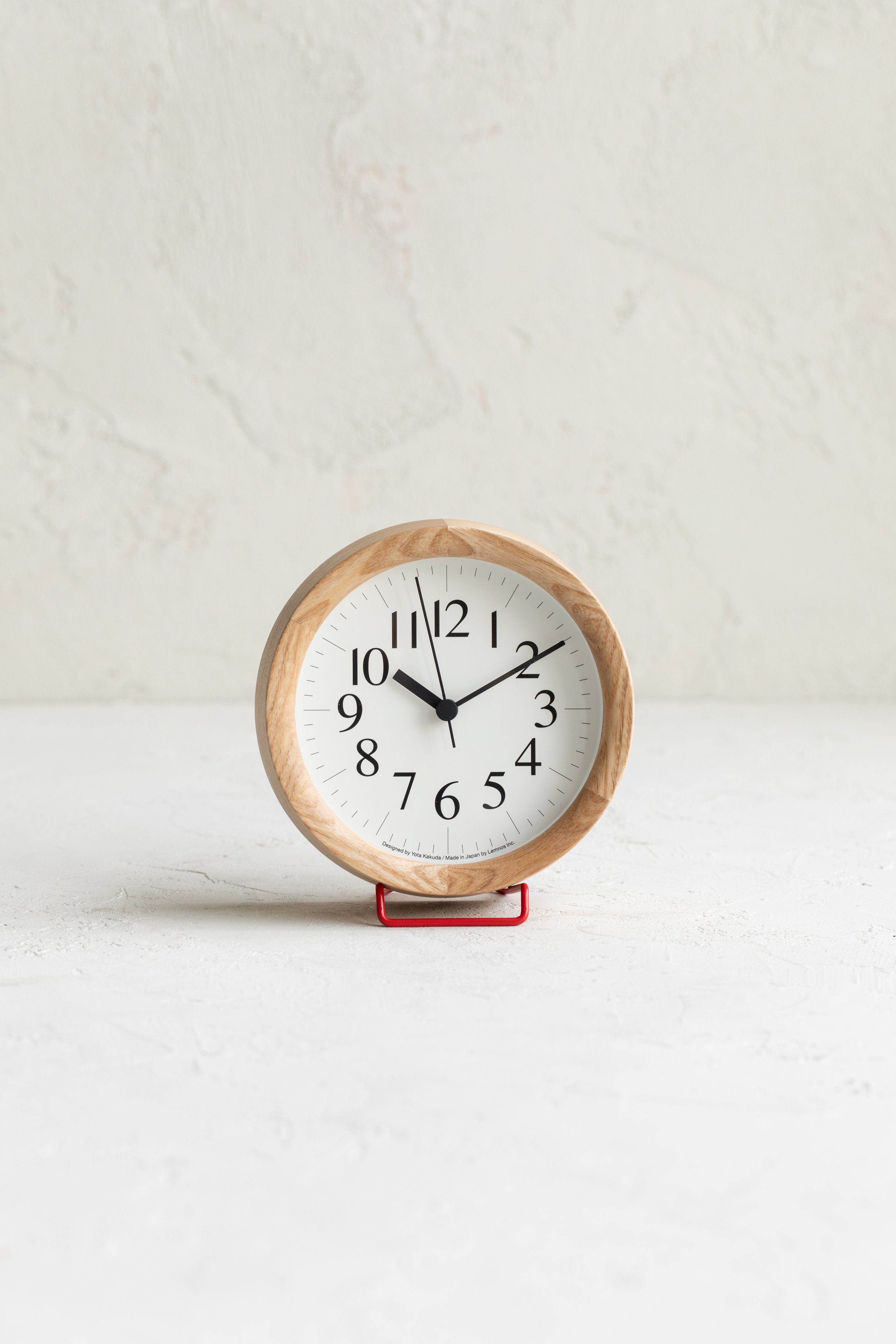 Clock B Small Natural | Wall and Desk Clock | Wood – Hoppe Shoppe