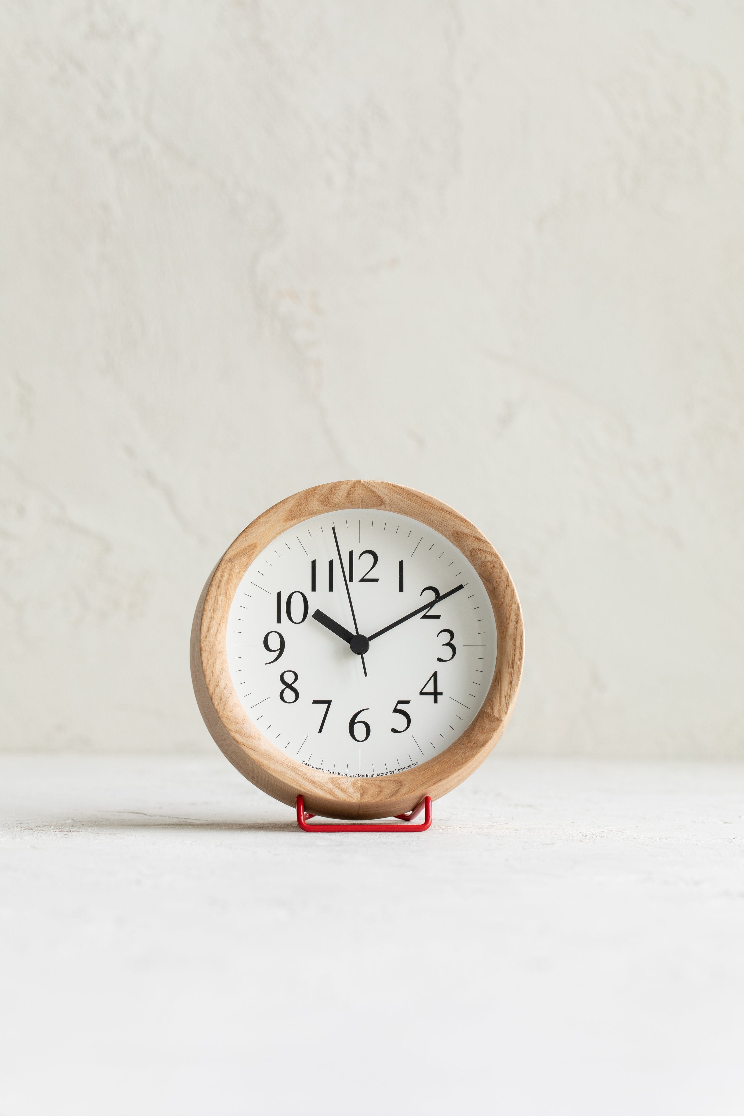 Clock B Small Natural | Wall and Desk Clock | Wood – Hoppe Shoppe