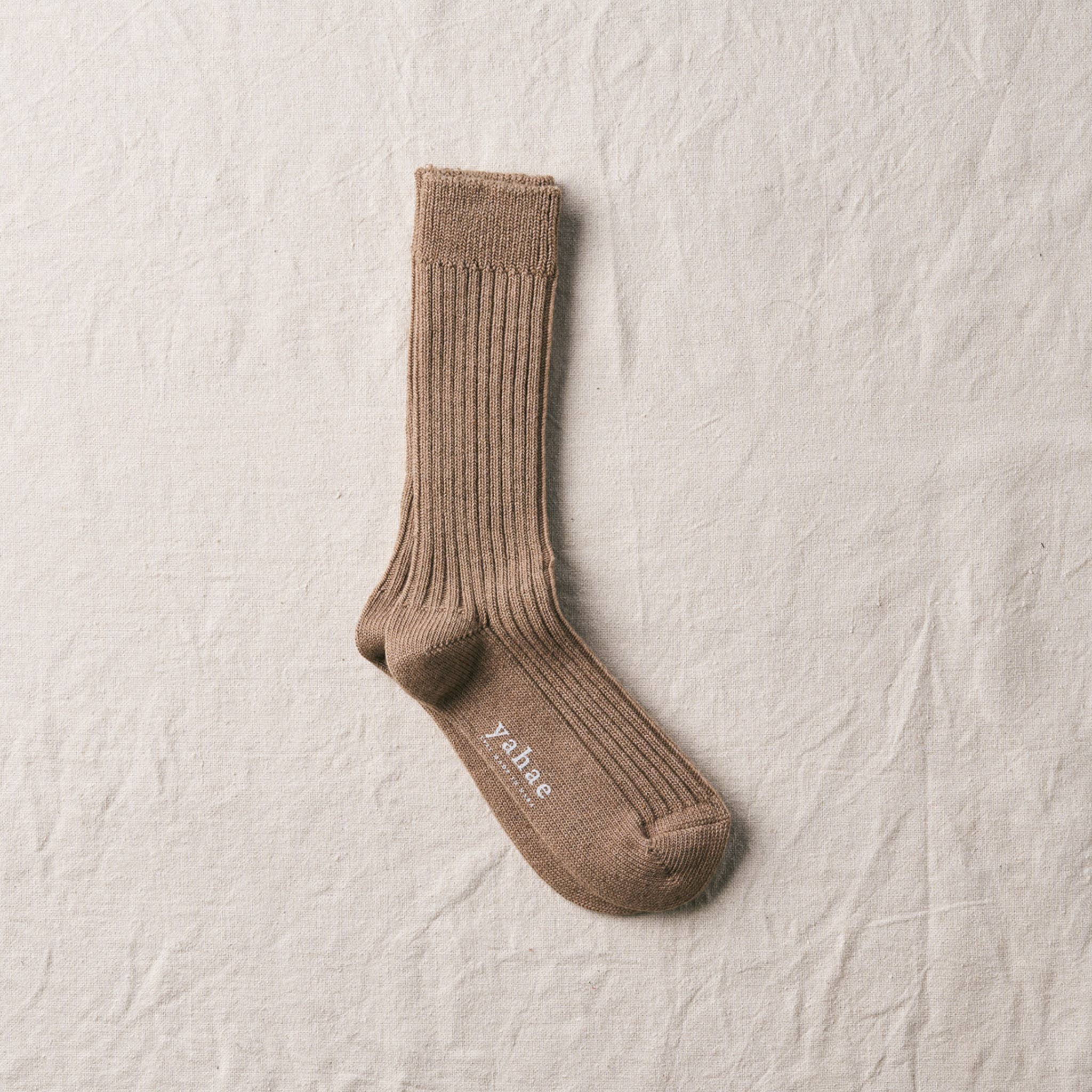 Organic Cotton Yak Ribbed Socks