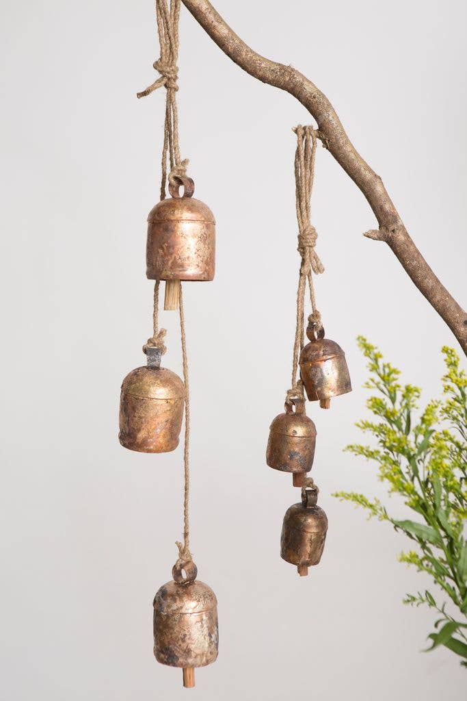 Rustic Wind Chime Cascading Bells