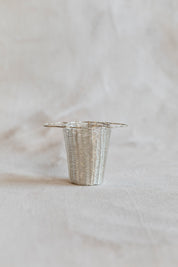 Deep Silver Basket Tea Strainer