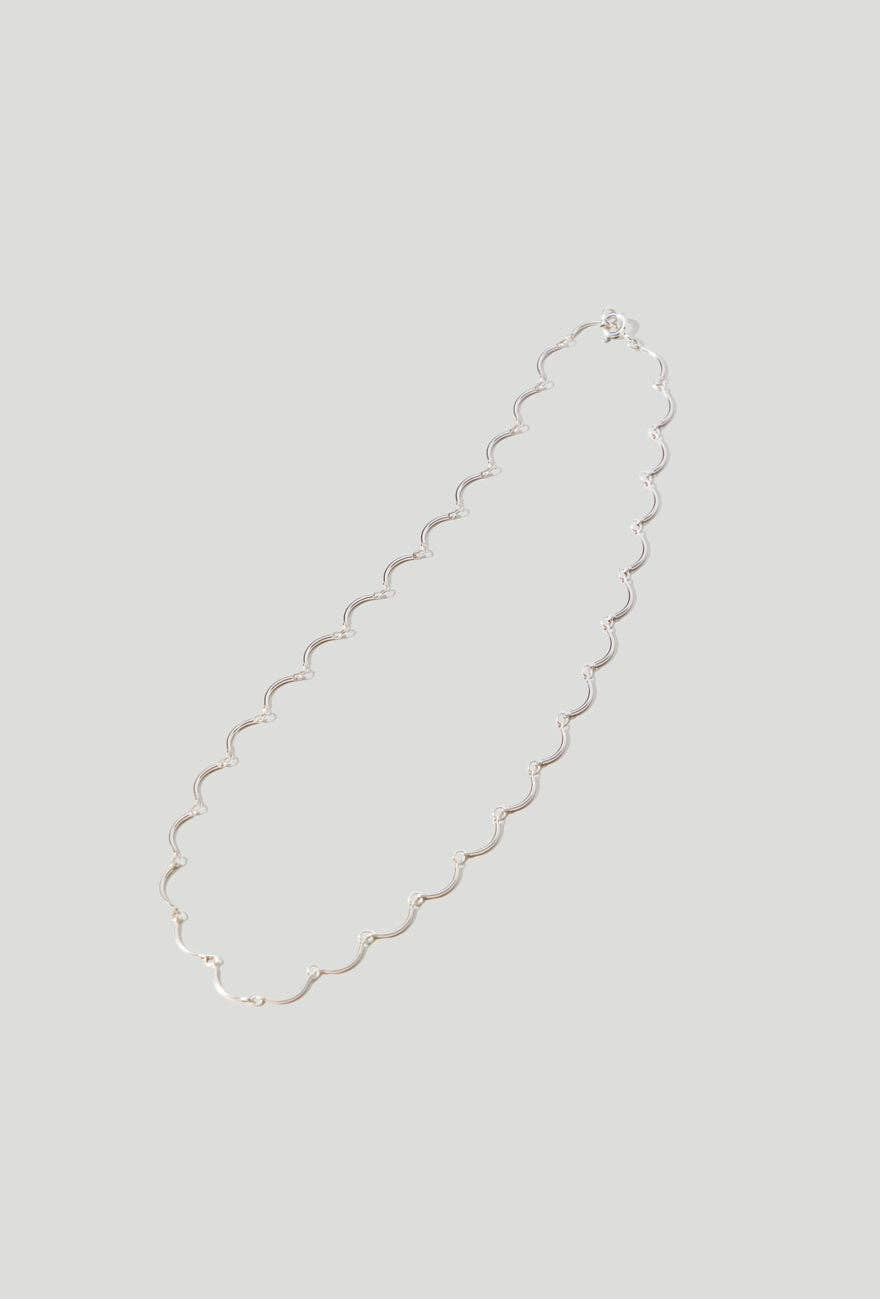 Scallop Necklace Silver