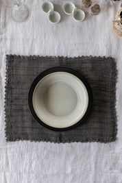 Crochet Edge Hemp Placemats