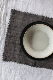 Crochet Edge Hemp Placemats