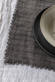 Crochet Edge Hemp Placemats