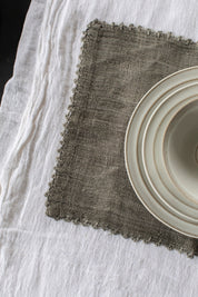 Crochet Edge Hemp Placemats