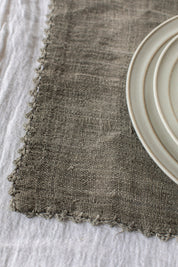 Crochet Edge Hemp Placemats