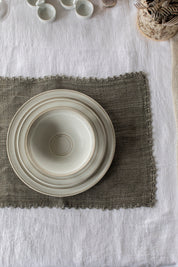 Crochet Edge Hemp Placemats