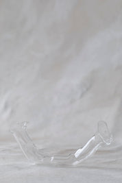 Horizontal Double Glass Vases