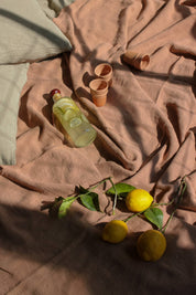 French Raw Linen Throw