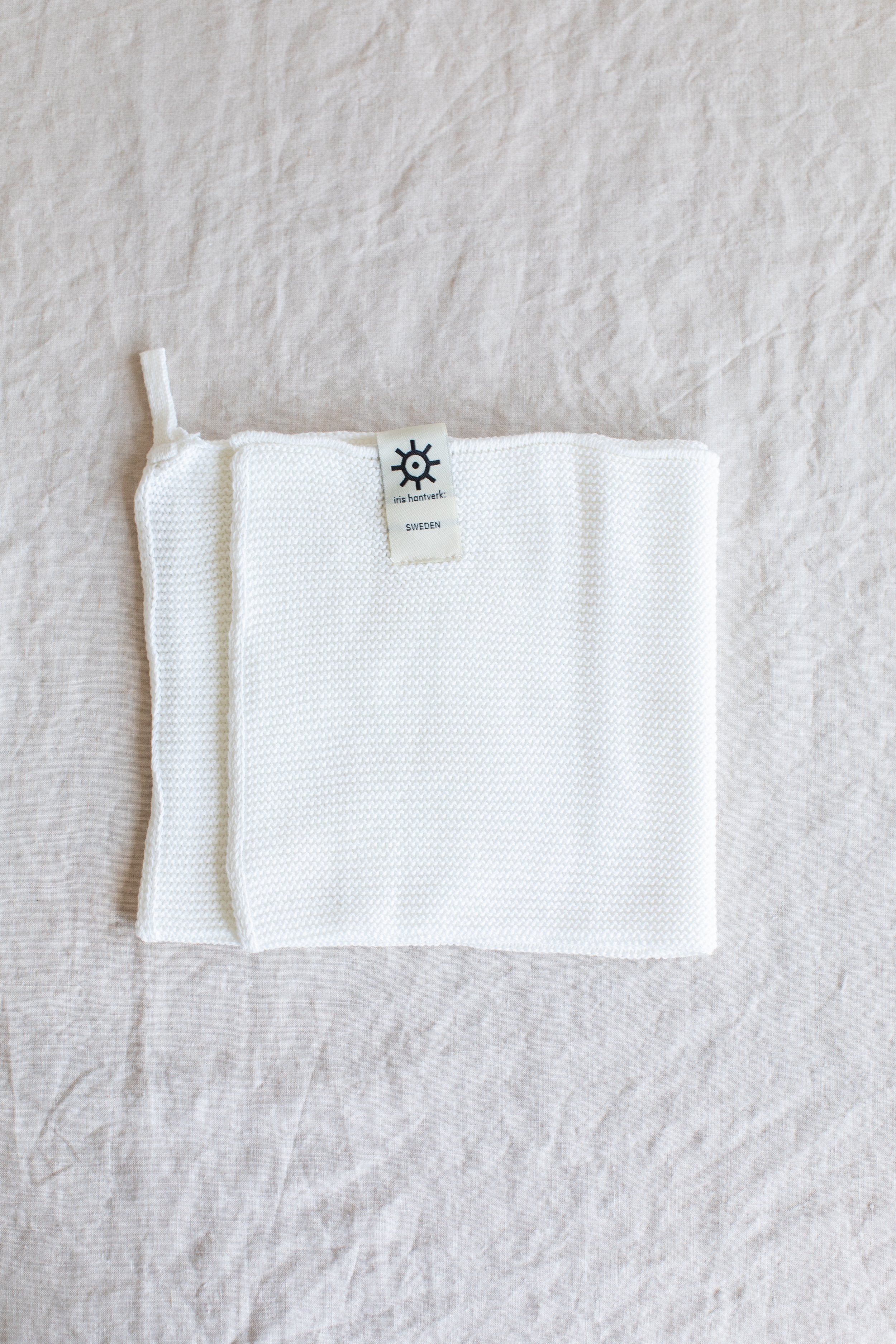 Iris Hantverk Knitted Organic Cotton Hand Towel - Thumbnail 4