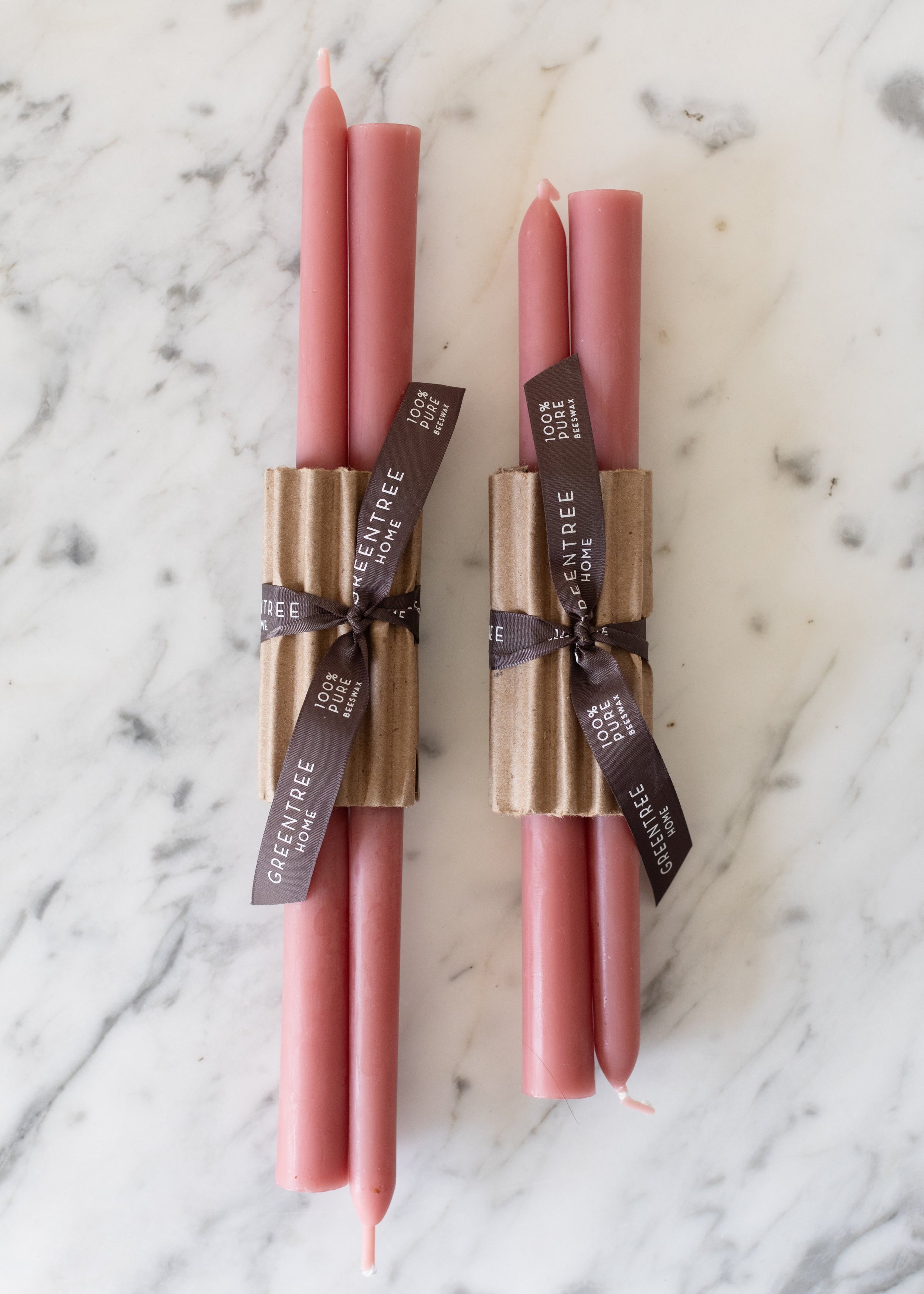 Everyday Beeswax Taper Candles - Multiple Colors