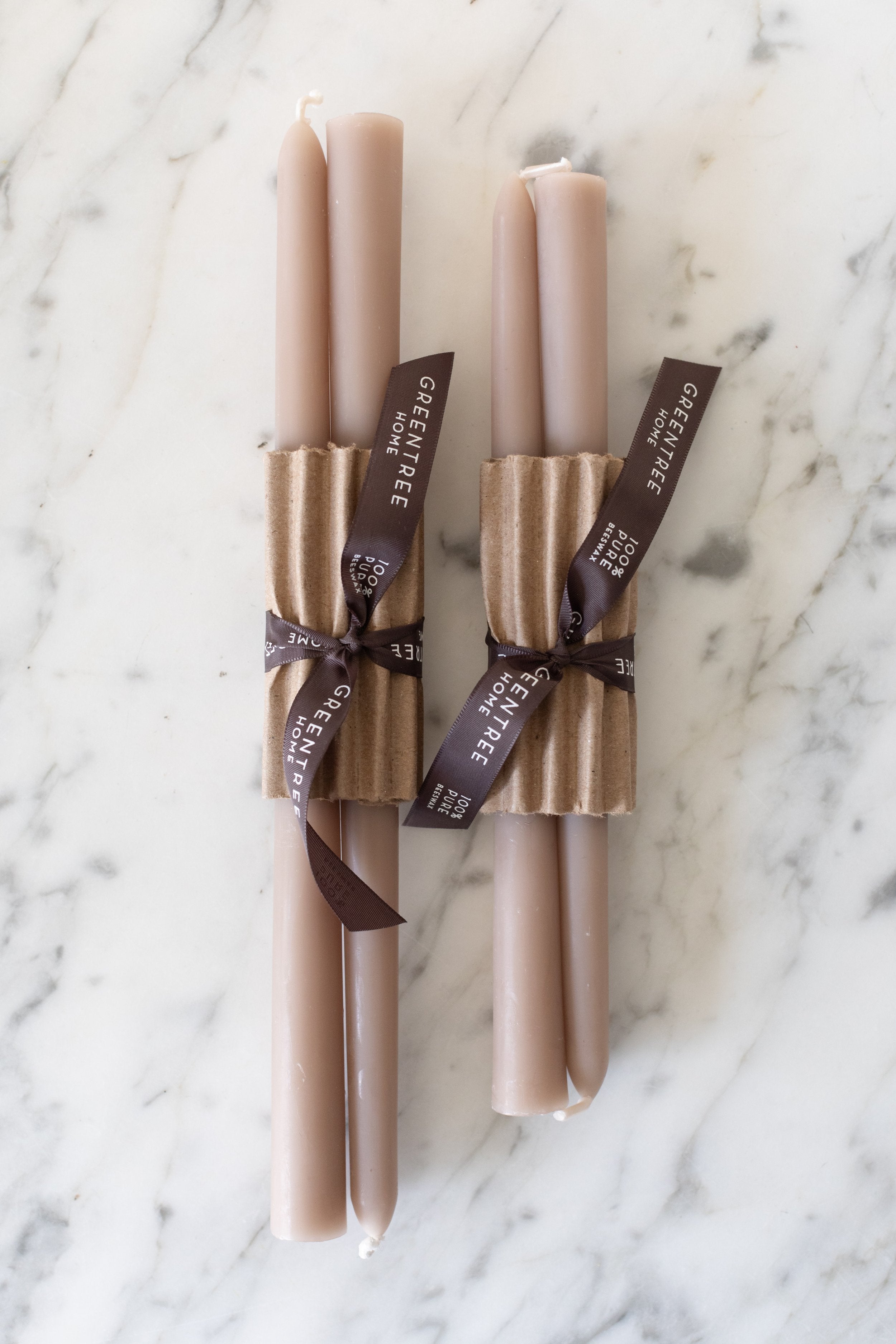 Greentree Beeswax Taper Candles