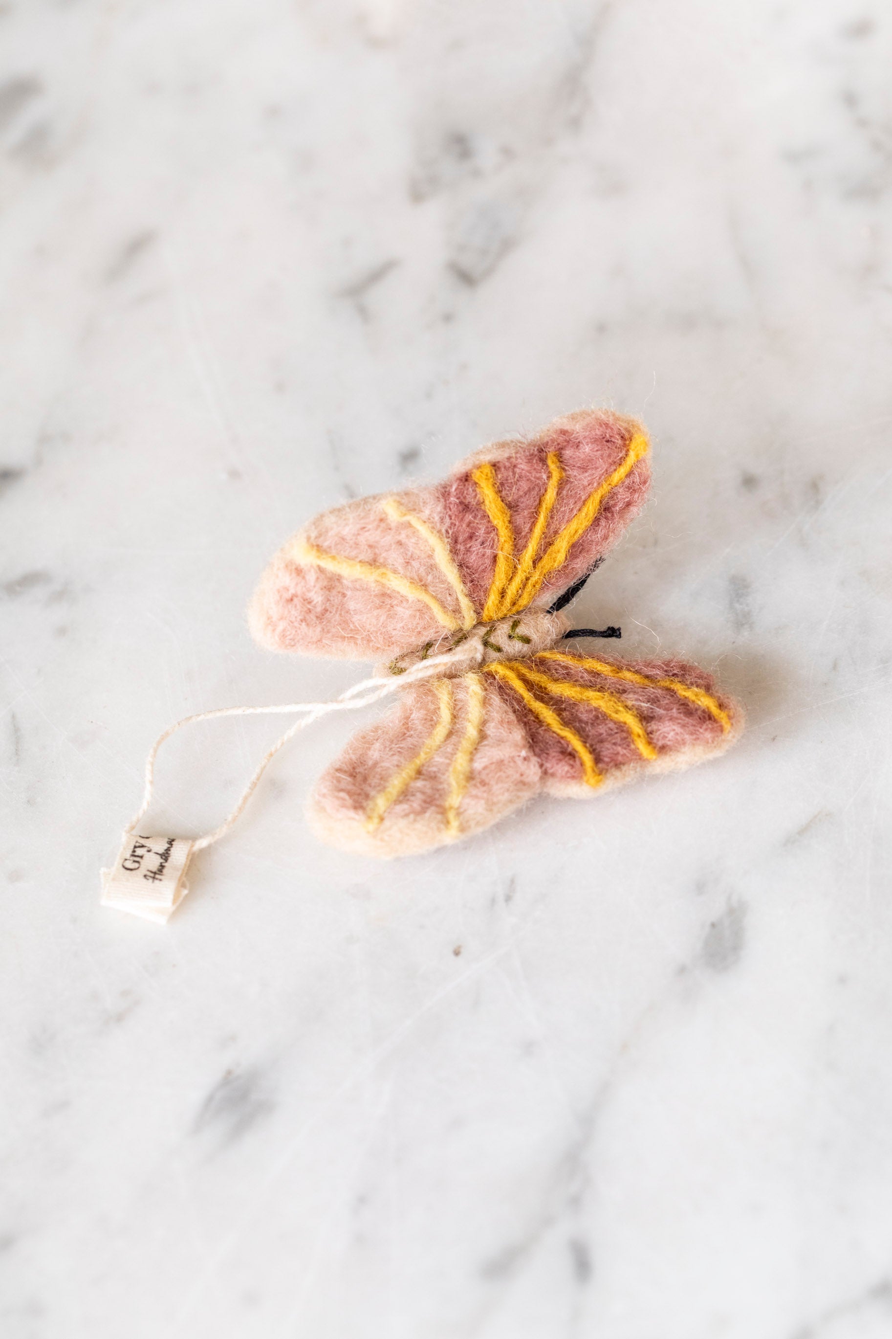 Felt Butterfly Ornament in Lavender