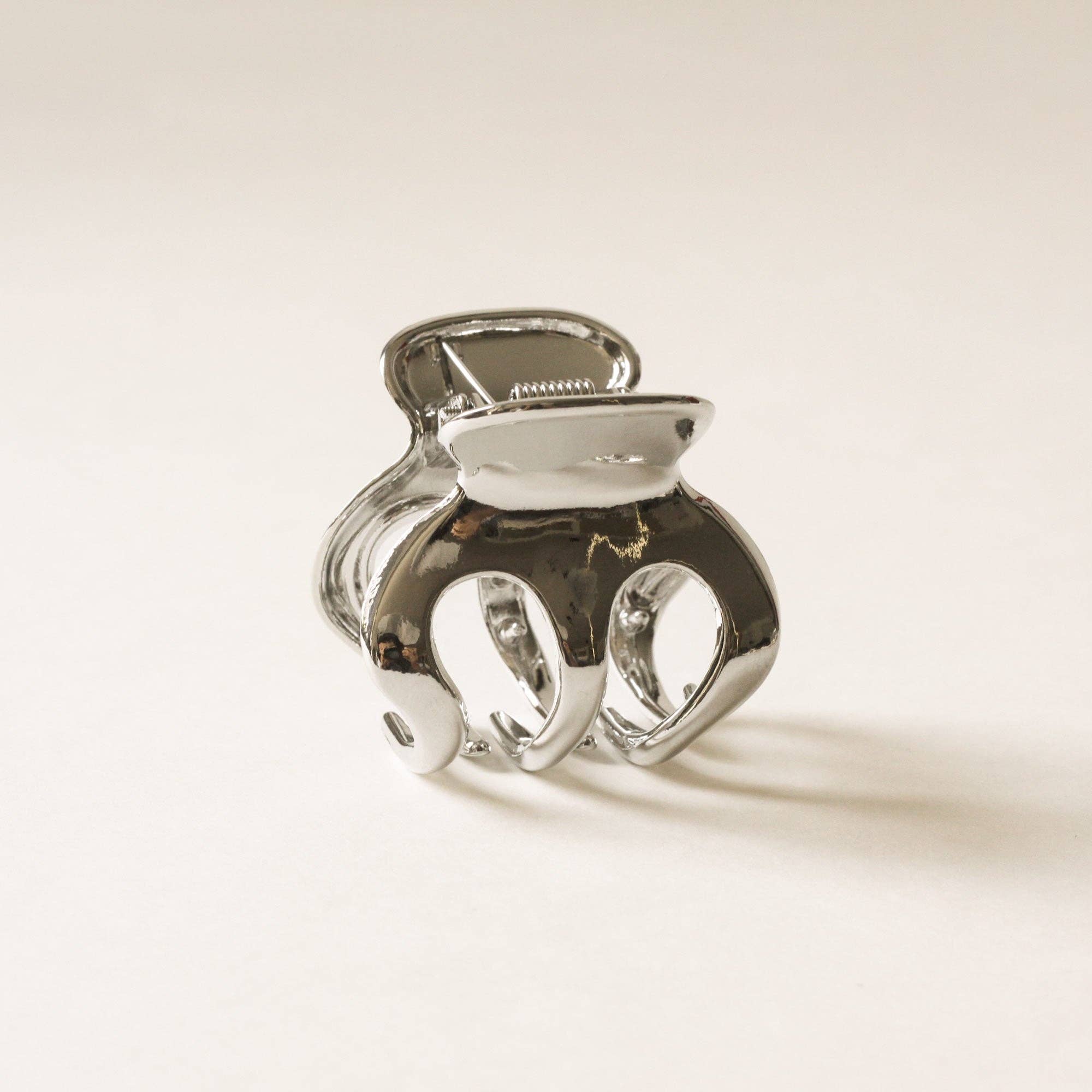 Metal Hair Claw Clip | Silver