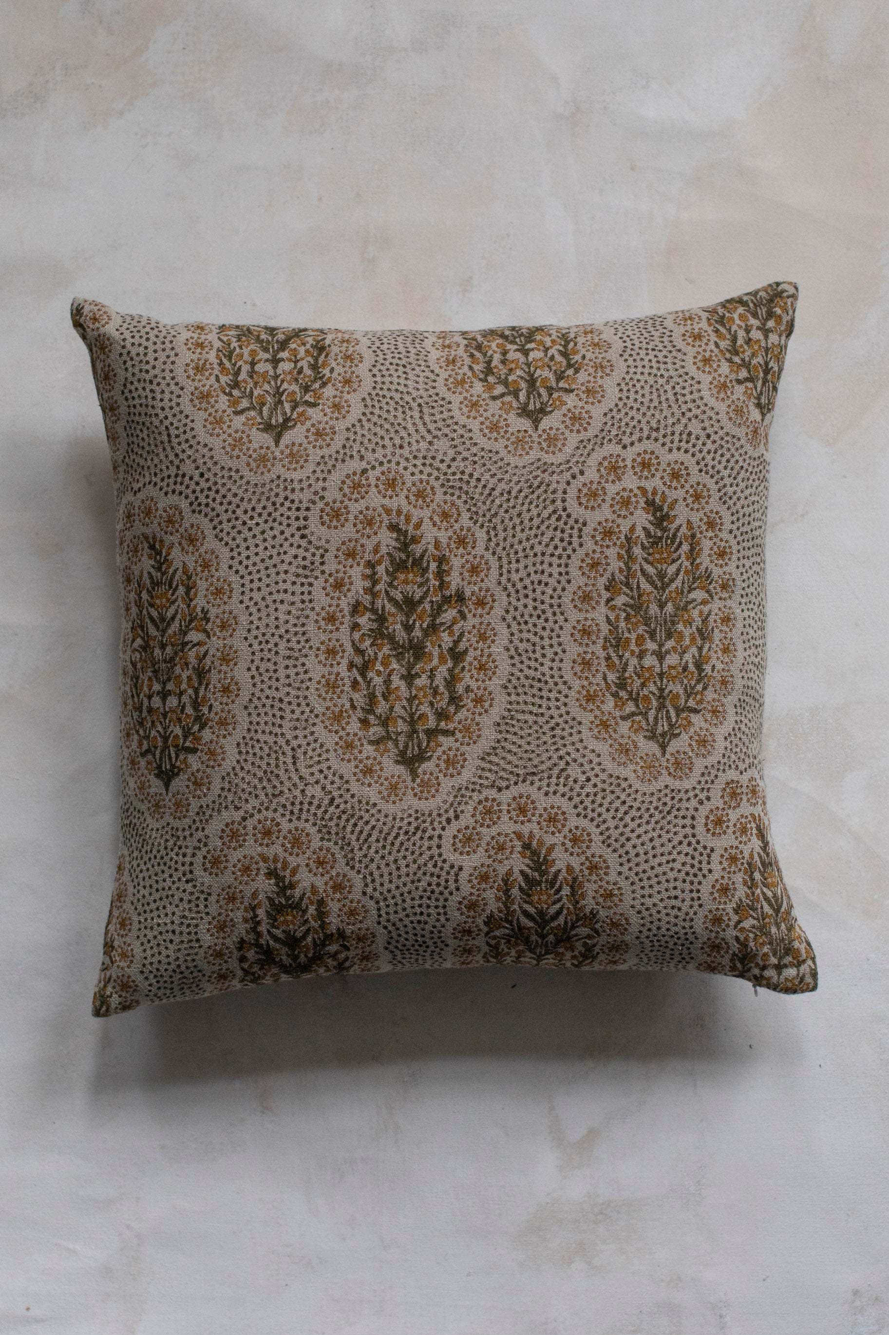 Winfleur Olive Mustard Pillow