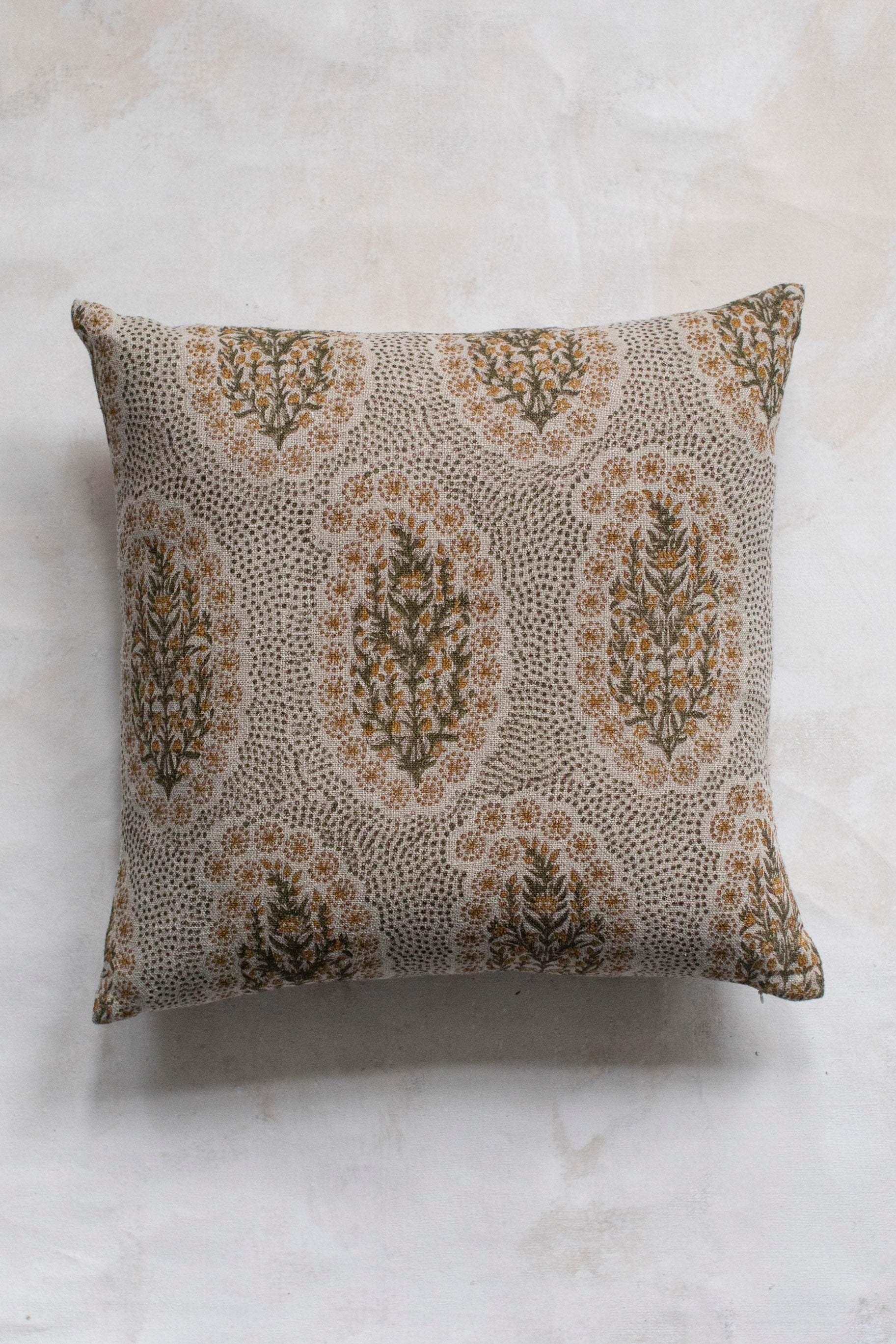 Winfleur Olive Mustard Pillow