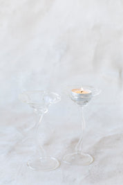 Flicker Blooms Candle Holders in Clear