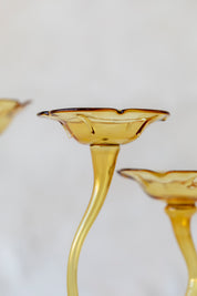 Flicker Blooms Candle Holders in Yellow