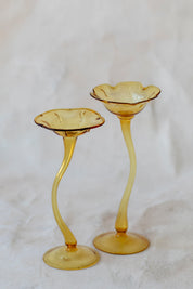 Flicker Blooms Candle Holders in Yellow