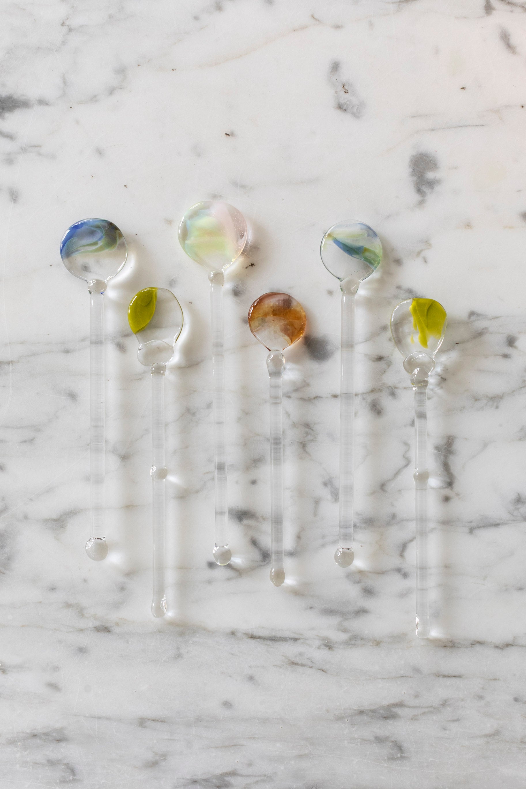 Handblown Glass Spoons