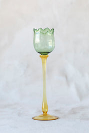 Eternal Bloom Candle Holders in Green/Yellow