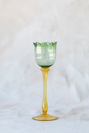 Eternal Bloom Candle Holders in Green/Yellow