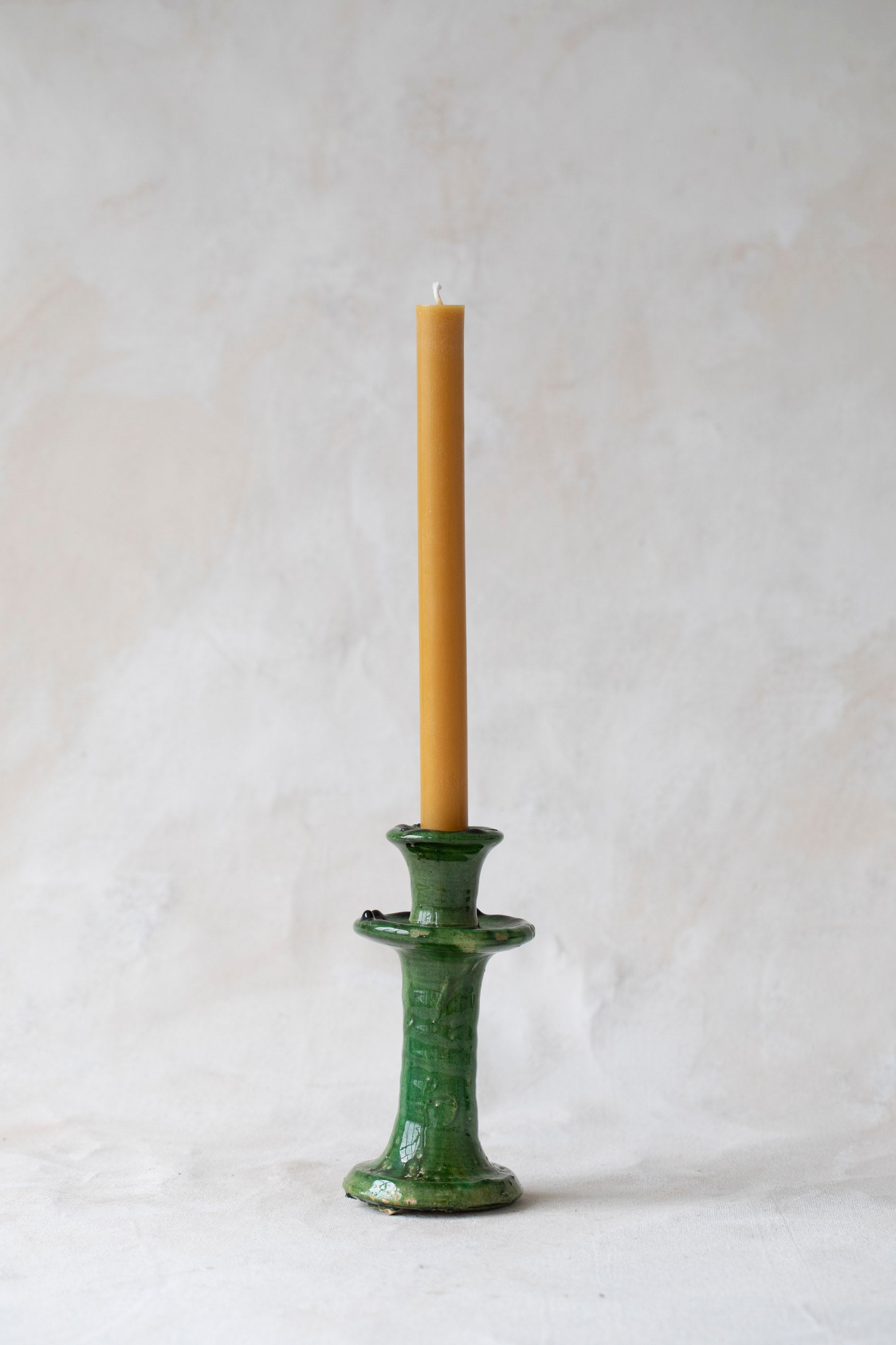 Green Tamegroute Candlestick Holder