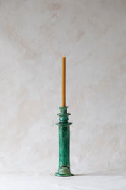 Green Tamegroute Candlestick Holder