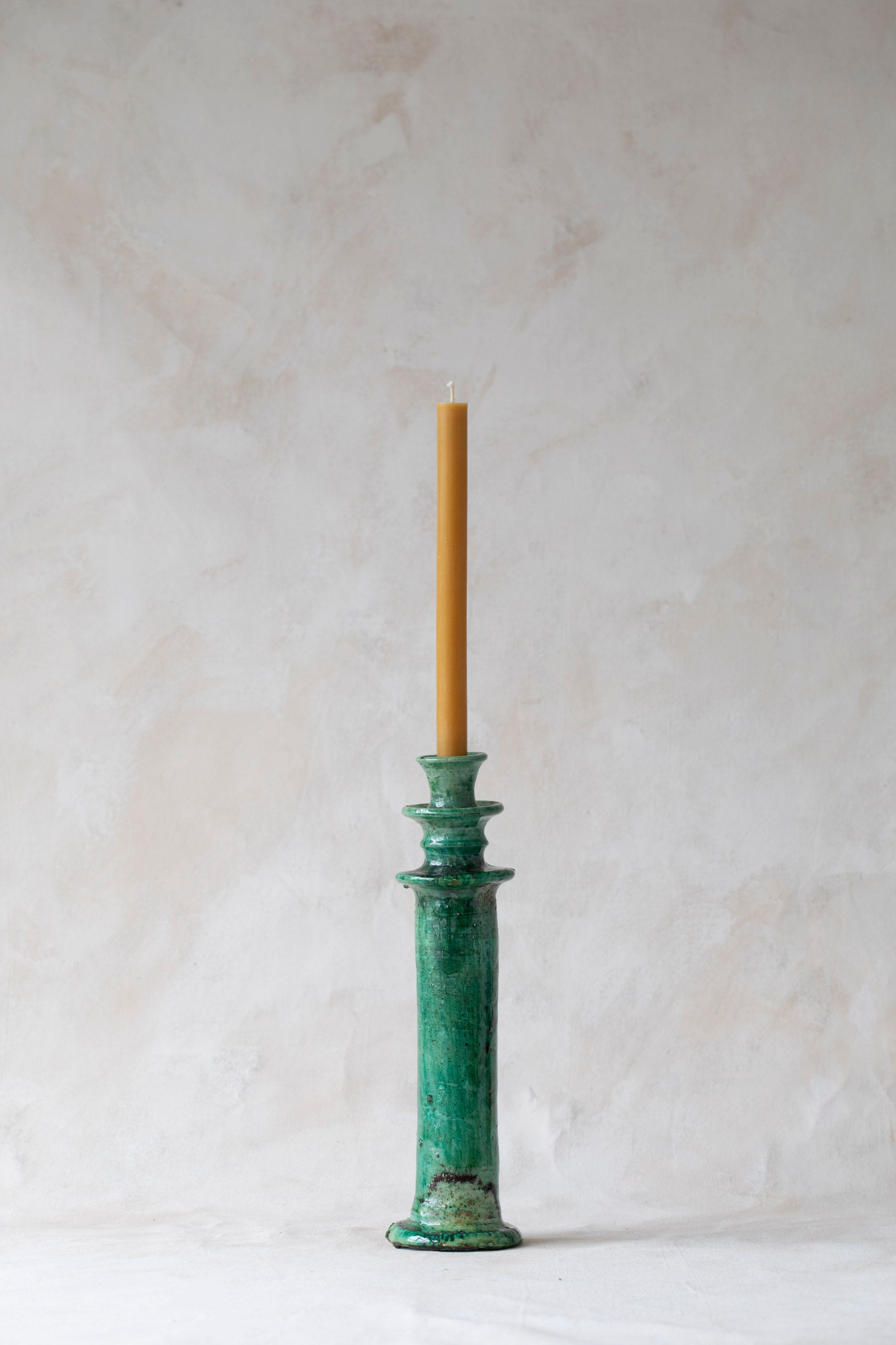 Green Tamegroute Candlestick Holder