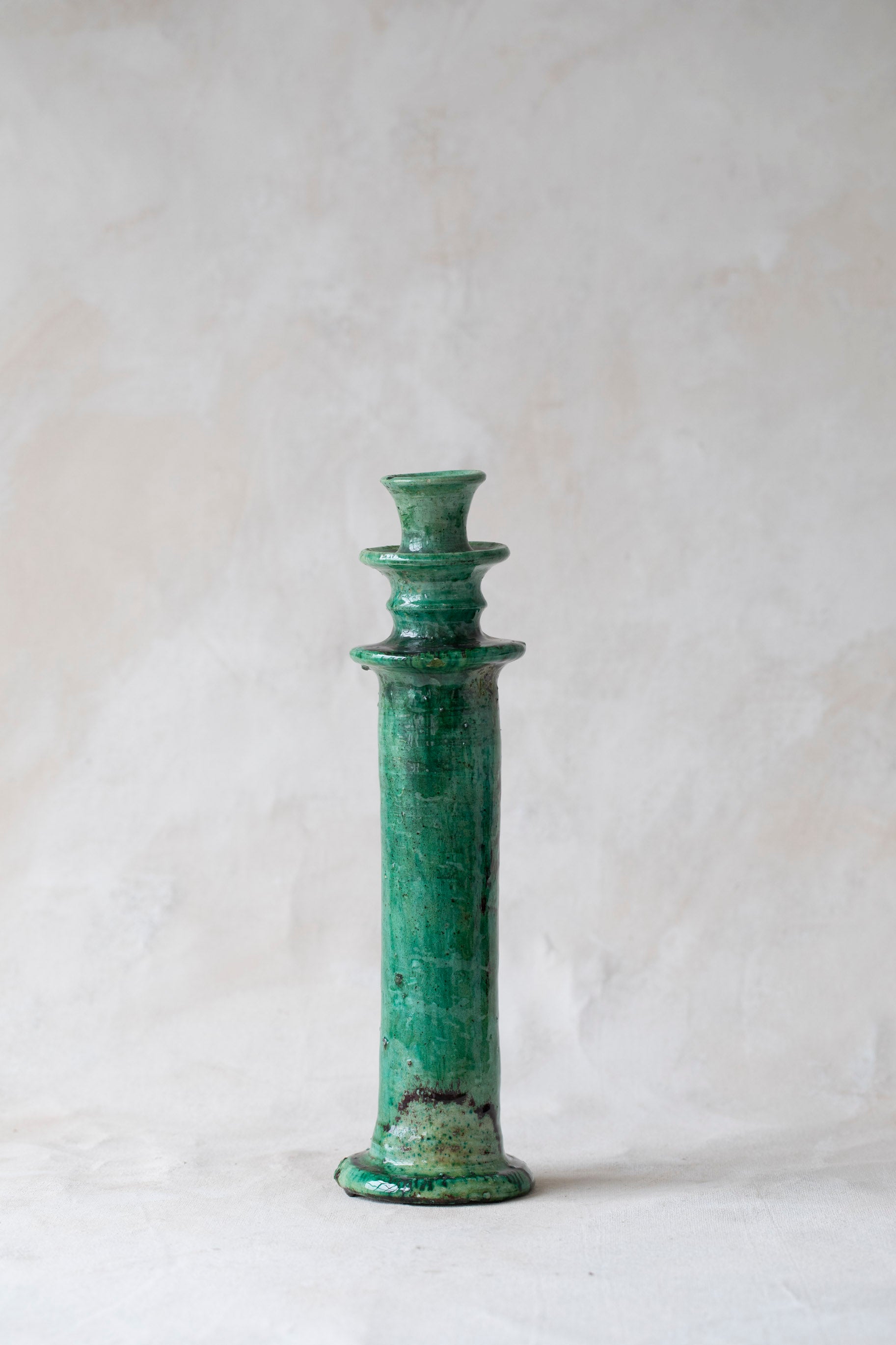 Green Tamegroute Candlestick Holder