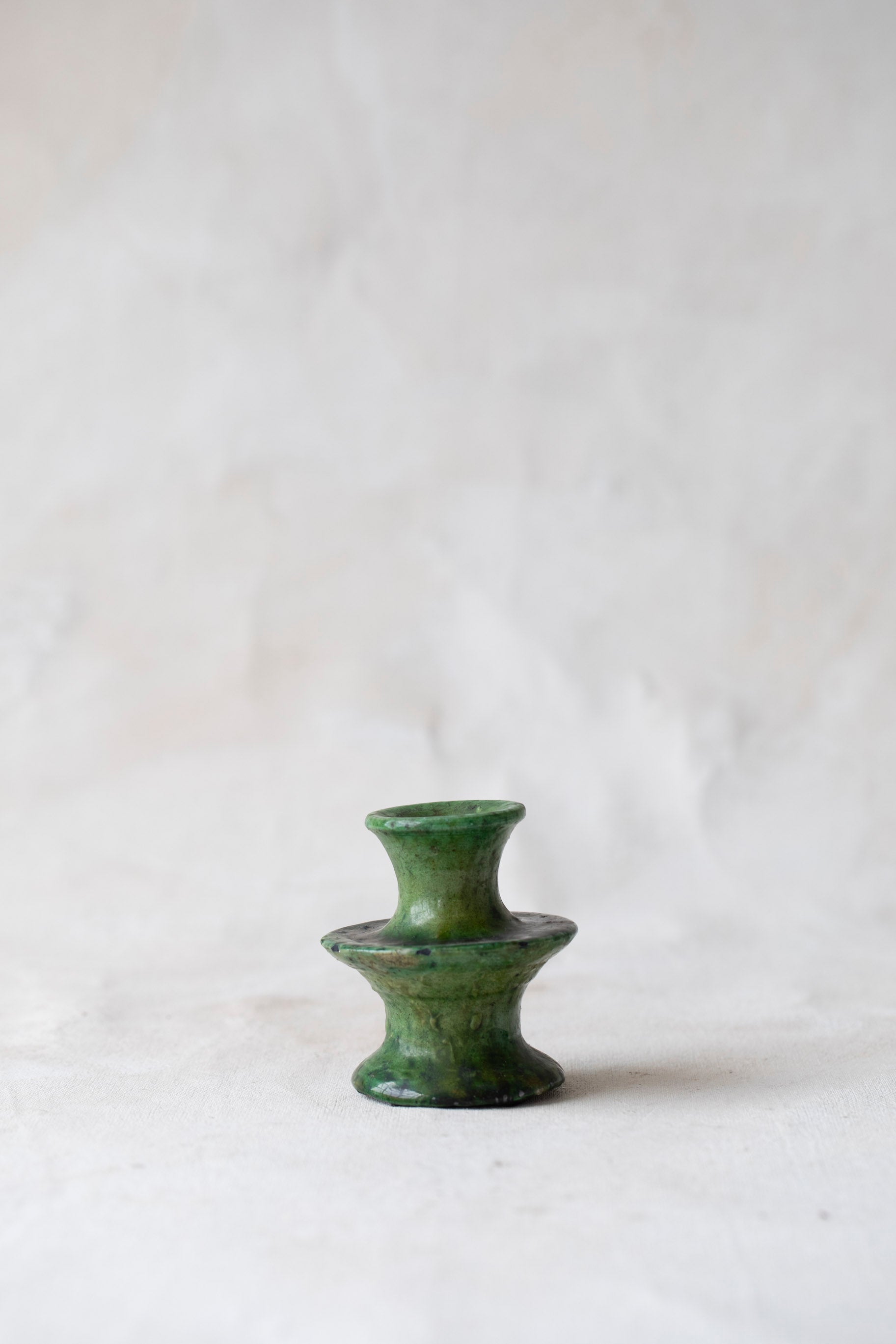 Green Tamegroute Candlestick Holder