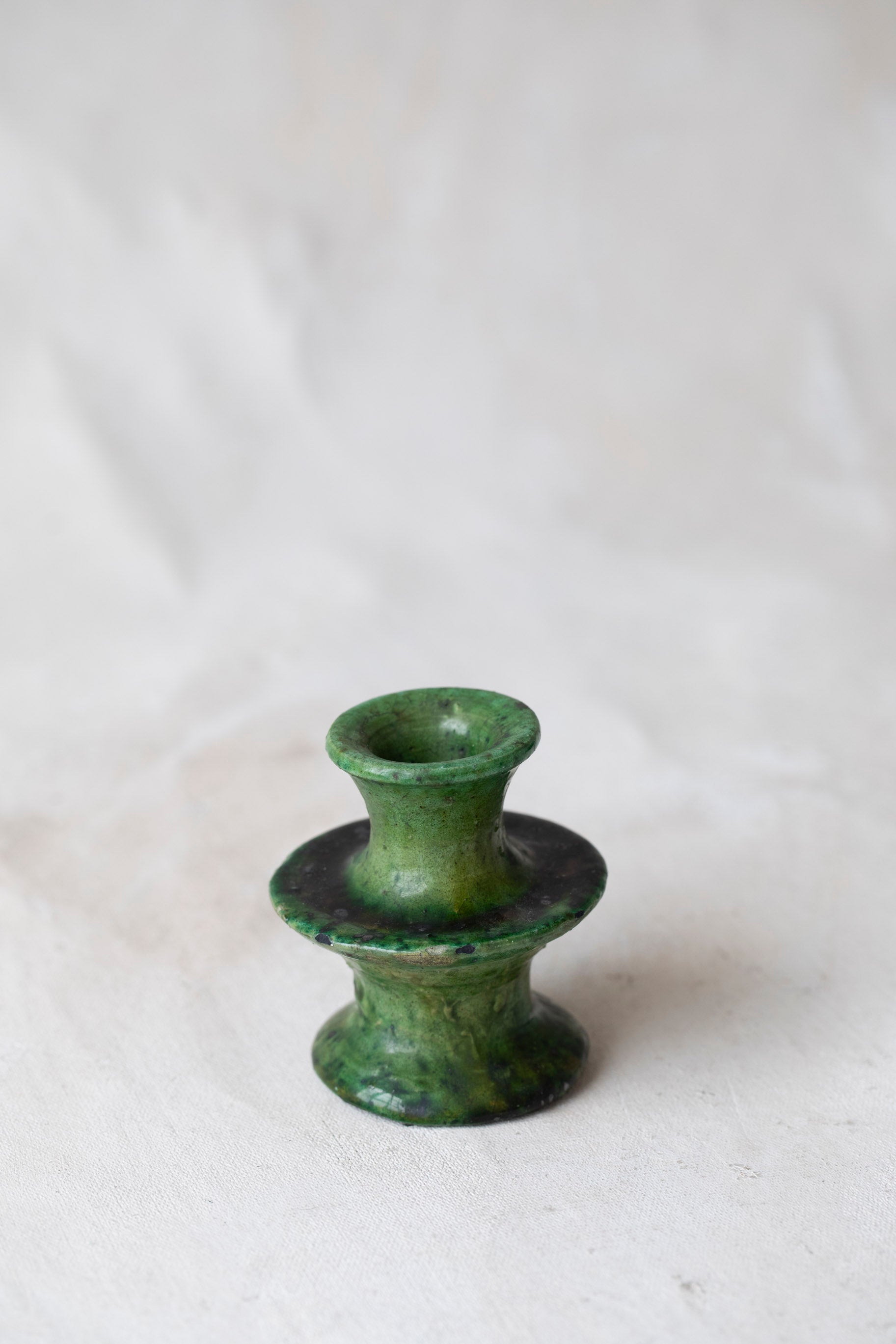 Green Tamegroute Candlestick Holder