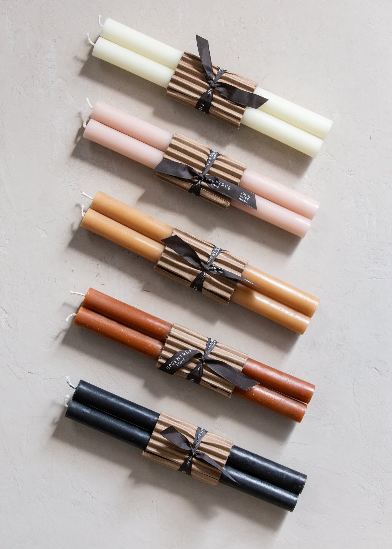 Beeswax Church Tapers 12"