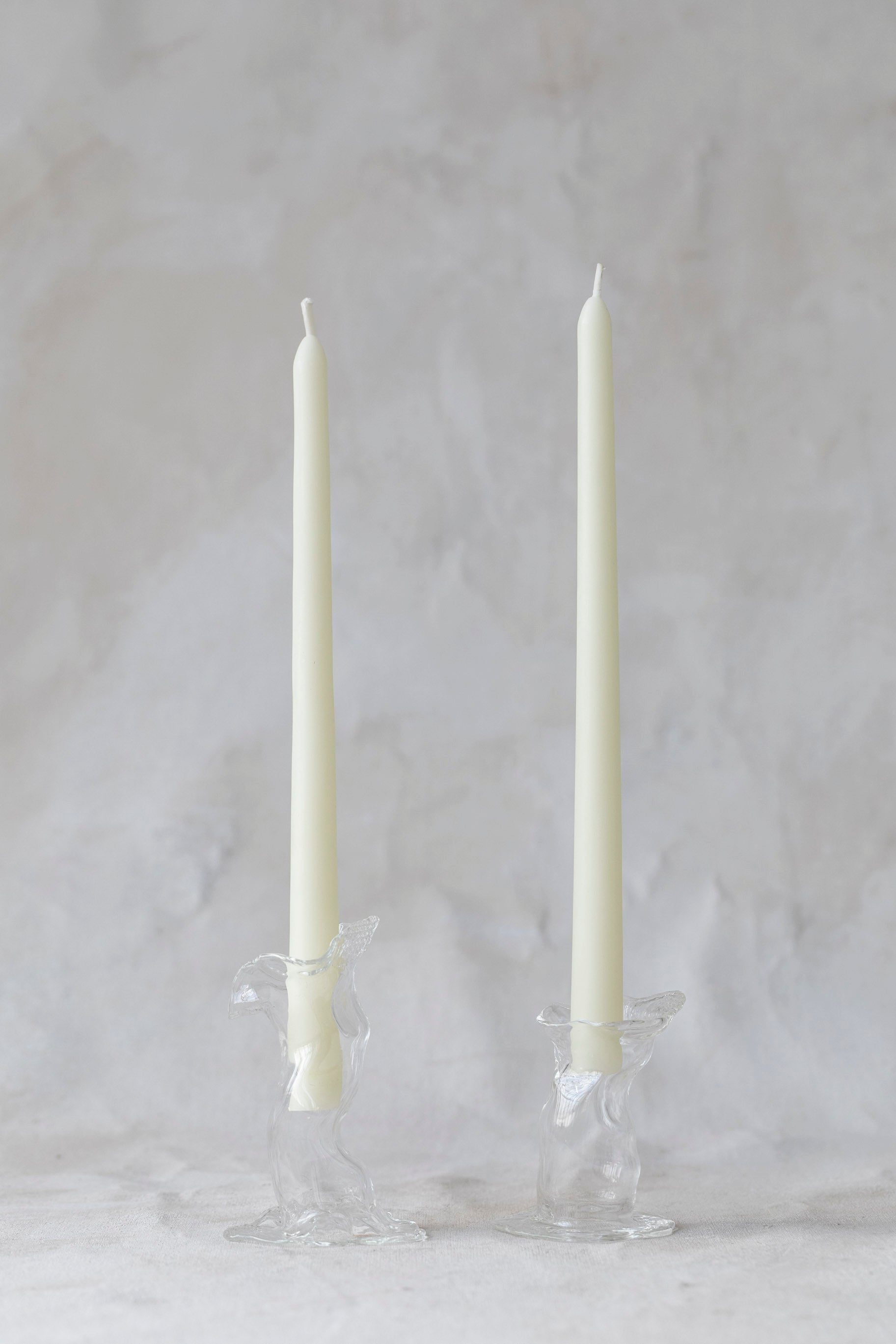 Hollow Glass Candle Holders