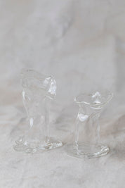 Hollow Glass Candle Holders